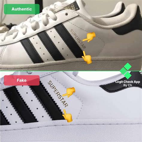 original adidas superstar vs fake|how to authenticate adidas shoes.